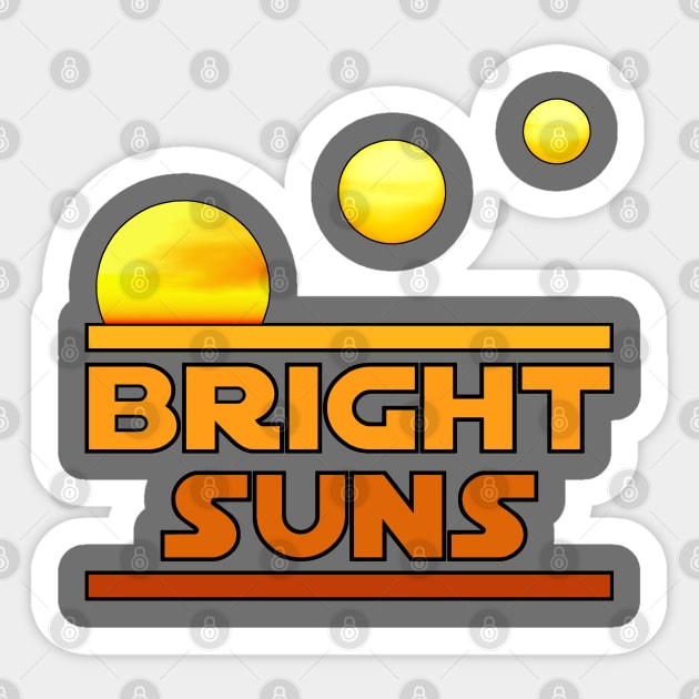 Bright Suns at Batuu Sticker by MPopsMSocks